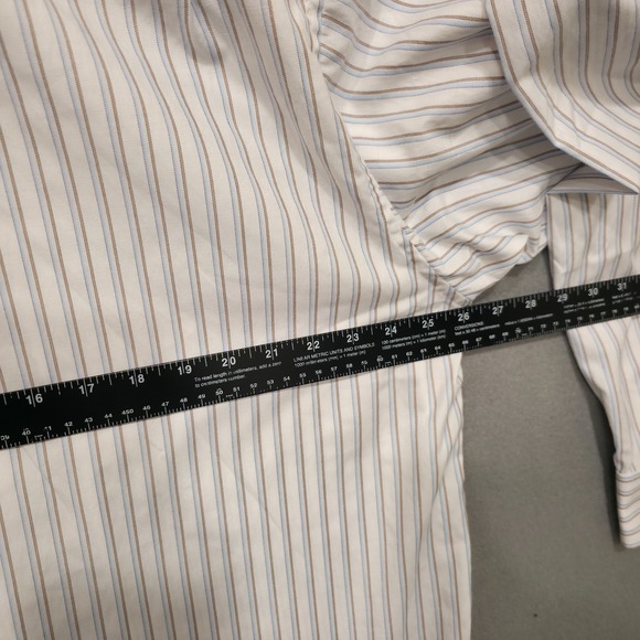 Venetto by Tid Lamond Men's Long Sleeve Button Up‎ Striped Shirt Size XXL - Picture 6 of 7